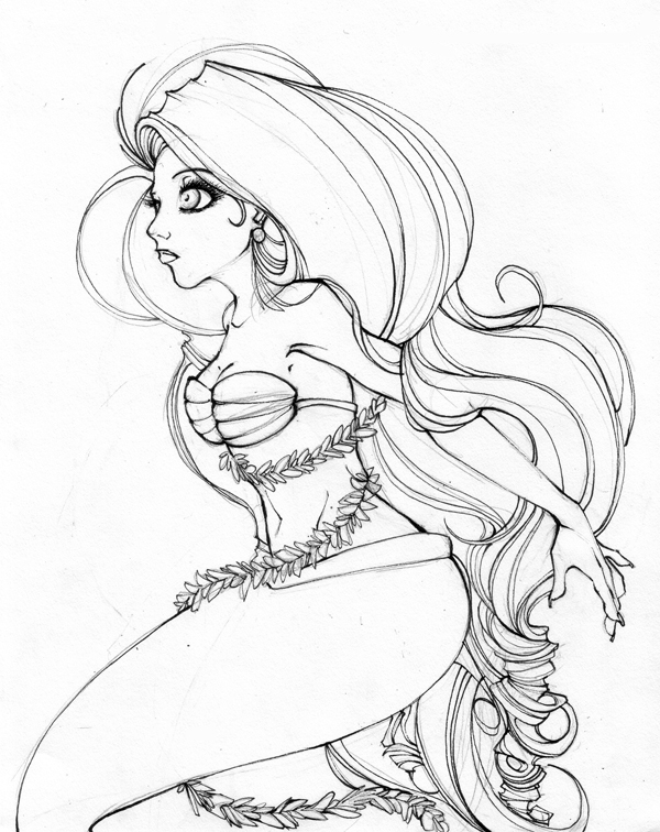 ariel lineart