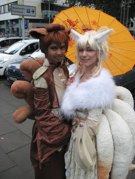 Vulpix and Ninetales Gijinka Cosplay