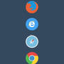 FREE Flat Browser Logotypes