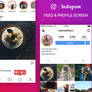 FREE Instagram PSD UI 2017