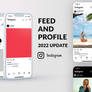 FREE Instagram Feed and Profile PSD UI *2022*