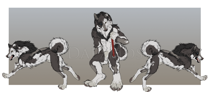 Werewolf Dog Design