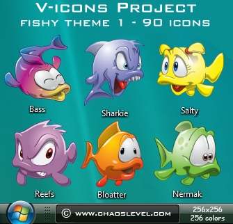 V icons - Fishy Theme 1