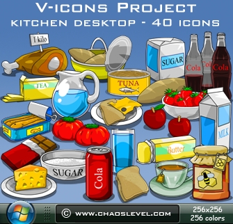 V icons - Kitchen Desktop