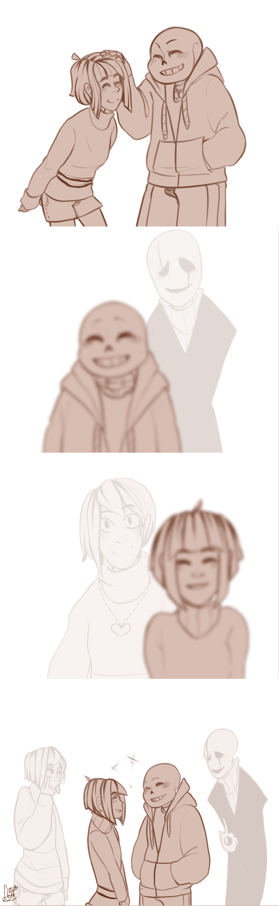 Chara vs Gaster by RestingJudge on DeviantArt