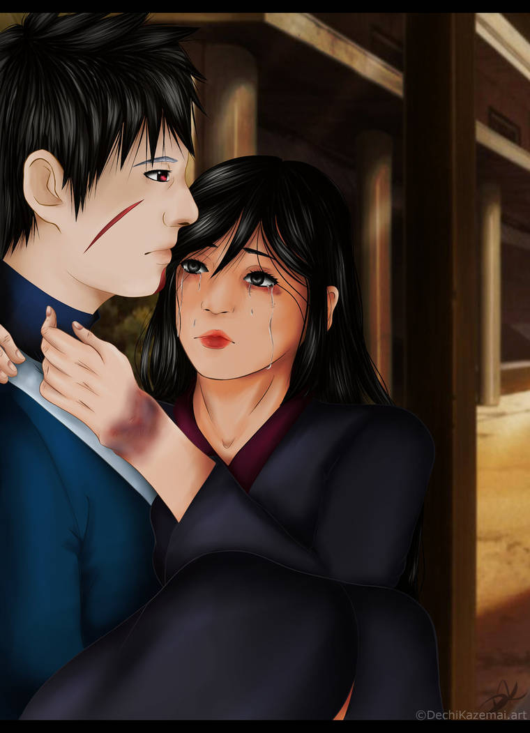 I will take you to the hospital.(TobiramaxHanako) by Kazemye