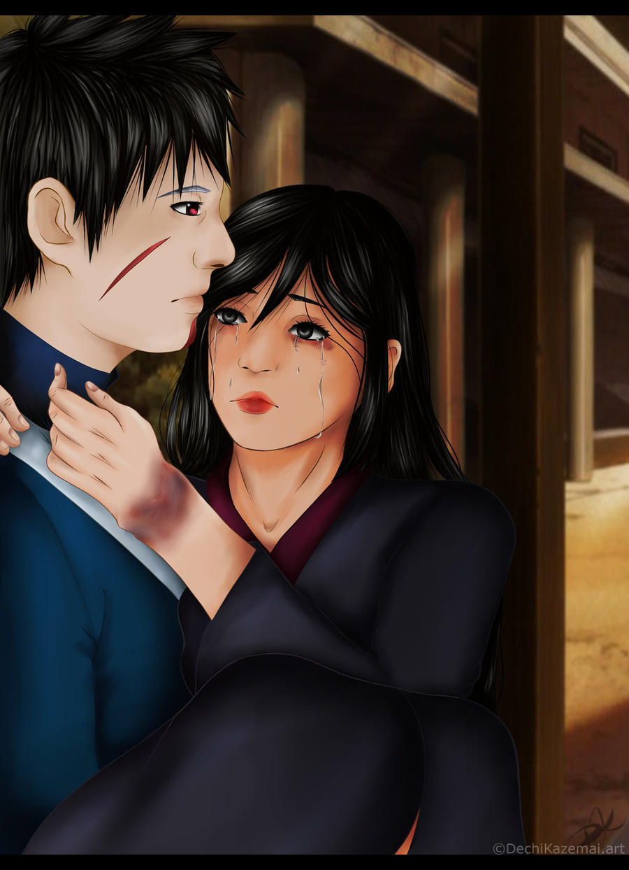 I will take you to the hospital.(TobiramaxHanako) by Kazemye