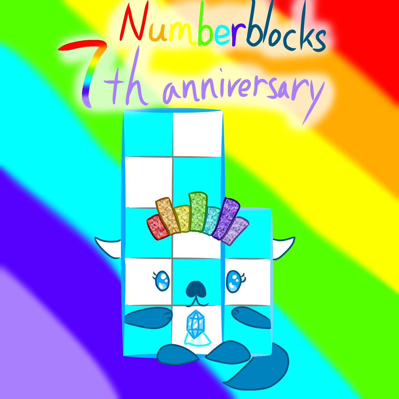 Happy numberblocks 7th!!!!! by CristalSeaOtter on DeviantArt