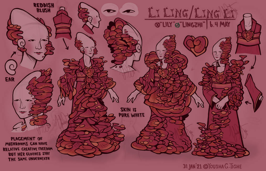 Li Ling Character Li Lingzhi character design by yoozhu on DeviantArt