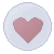 Bubble Heart Icon