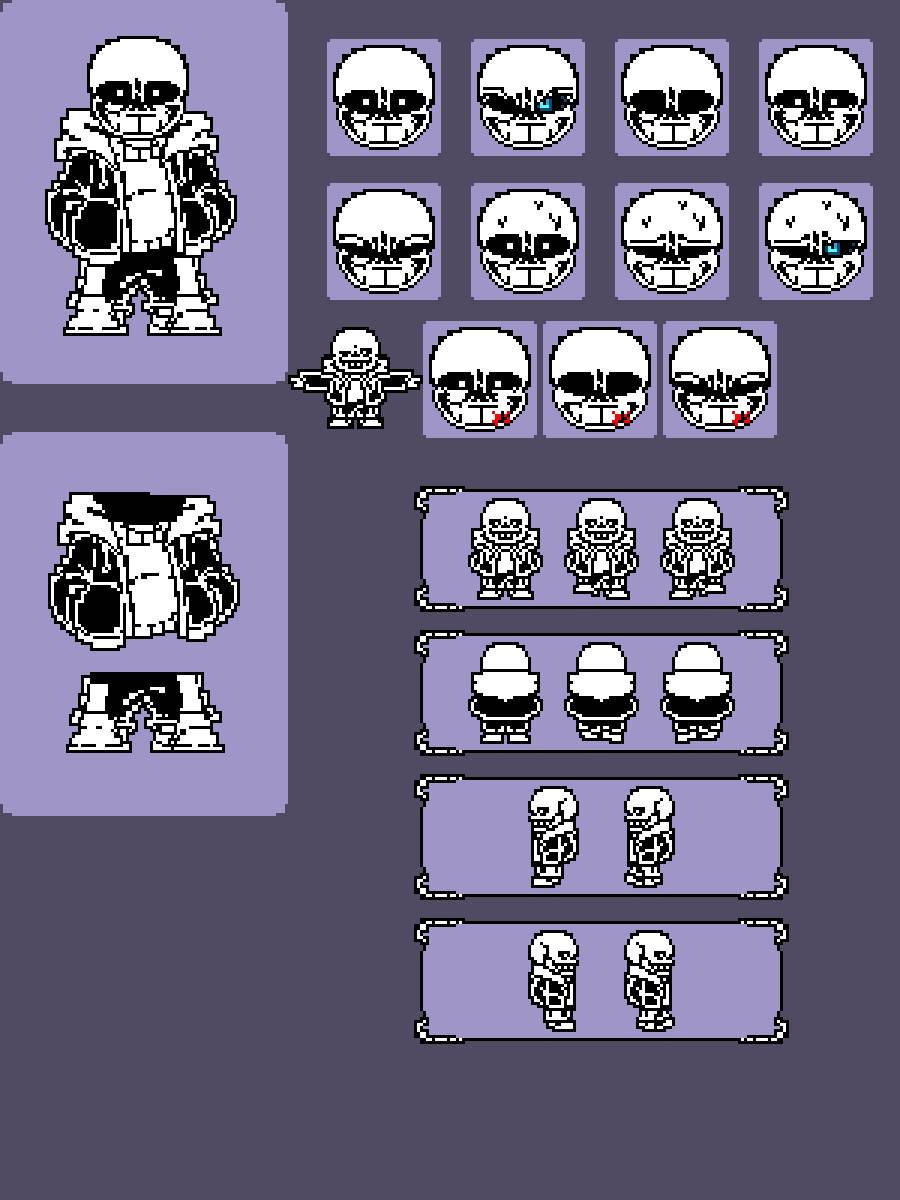 Custom Sprite Sheet - Undertale - Sans by Banane-Surprise on DeviantArt