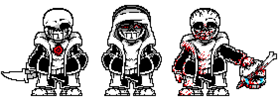 Murder Time Trio Phase 2 Sprites by CooperClimbArt on DeviantArt