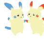 Pokemon Plusle + Minun