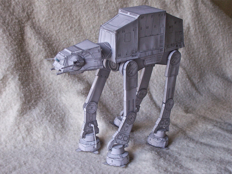 Paper Model Atte AT-AT Papercraft by KingHyren on DeviantArt