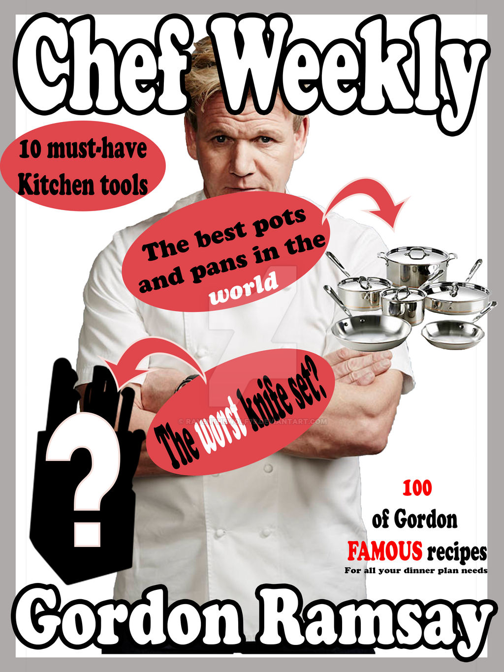 Gordon Ramsay magazine cover by raventhewolf79 on DeviantArt