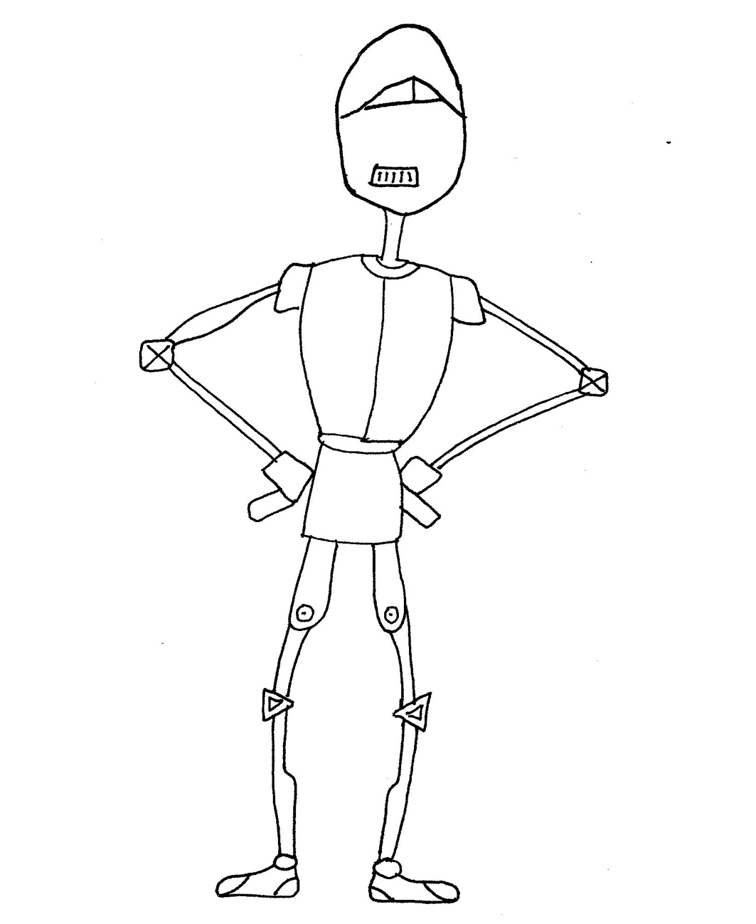 2.Robot sketch - 2.Robot szkic