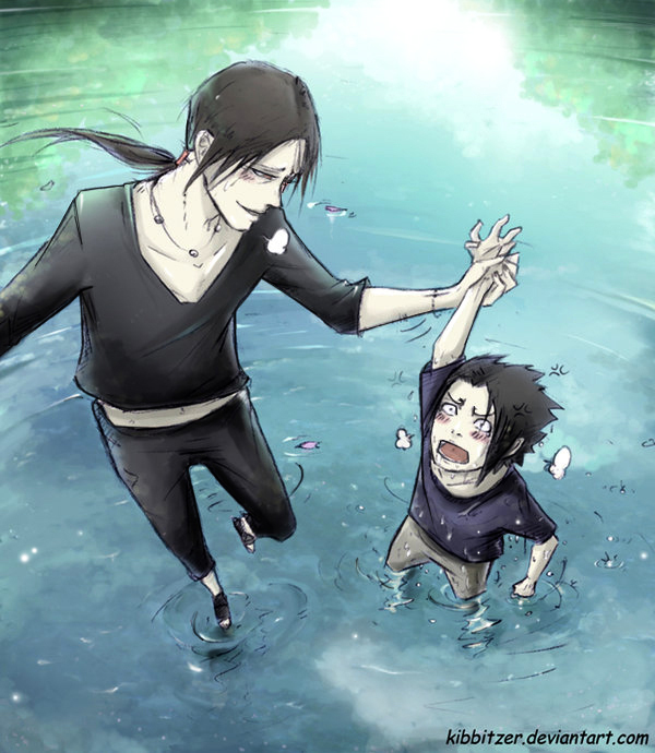 Itachi and sasuke lol training