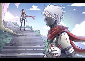 Kakashi and Itachi anbu