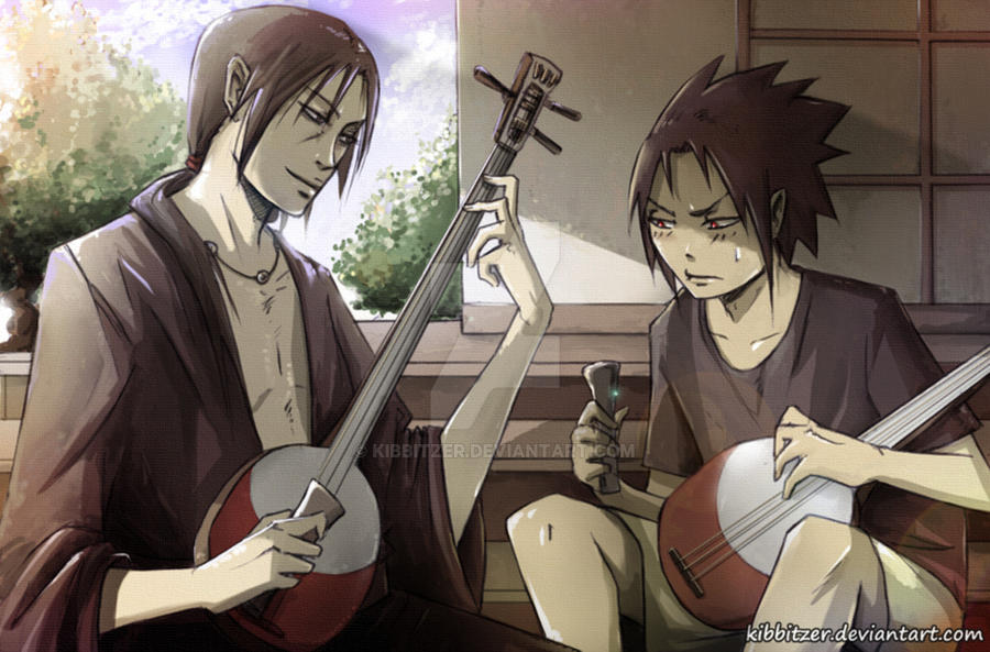 Uchiha Brothers: Sharingan-Shamisen Training XD