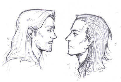 Thor- Loki sketch
