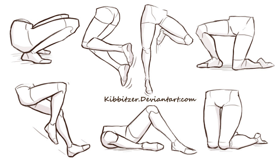 Legs reference sheet by Kibbitzer