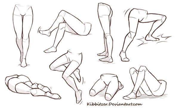 Legs reference sheet 2 by Kibbitzer