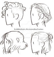 pic Pixie Cut Short Hair Drawing Reference short hair reference sheet by kibbitzer