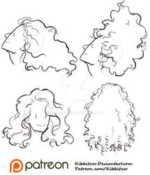 Curly Hair Reference Sheet 1