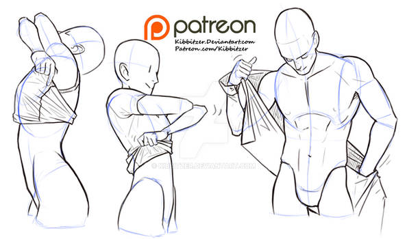 Undressing reference sheet