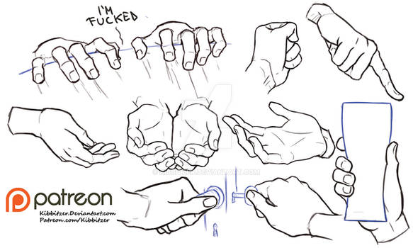 Hands reference sheet 7