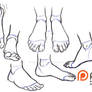 Feet reference sheet 2