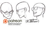 Glasses reference sheet 2