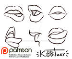 Lips reference sheet by Kibbitzer