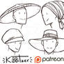 Hats reference sheet 2