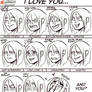 I LOVE YOU reactions