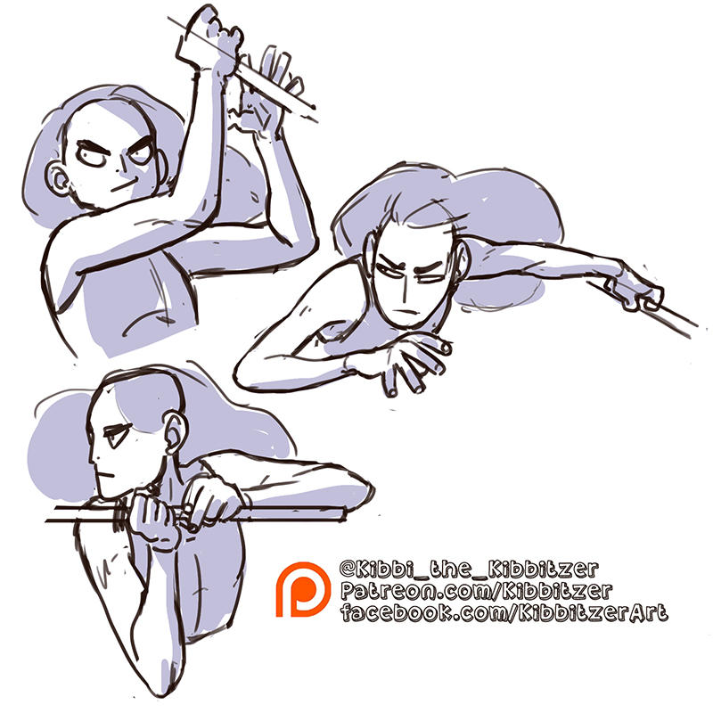 Sword Hand Reference Holding sword reference sheet -PREVIEW- by Kibbitzer on DeviantArt