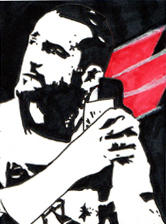 CM Punk sketchcard