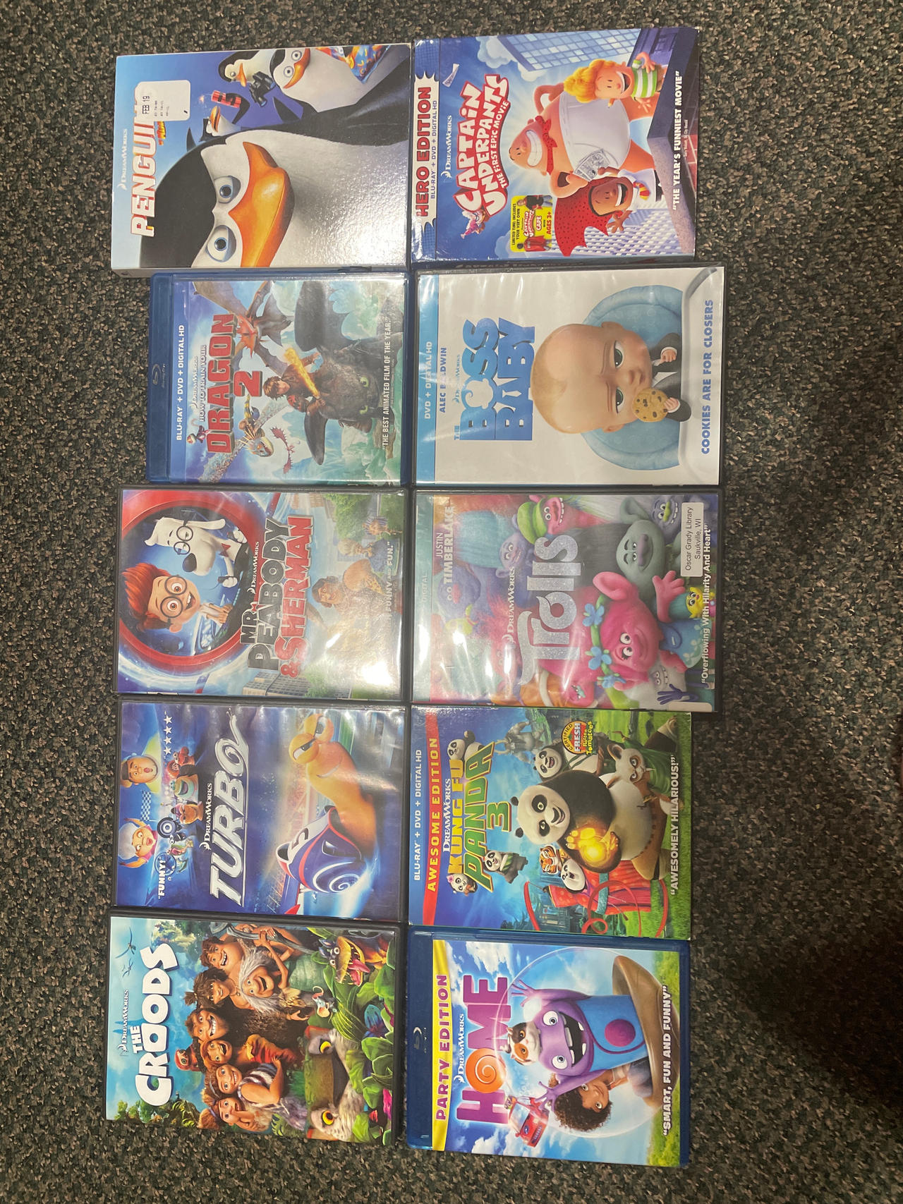 Dreamworks Disney Dvd Collection DVD Lot Disney Dreamworks & More