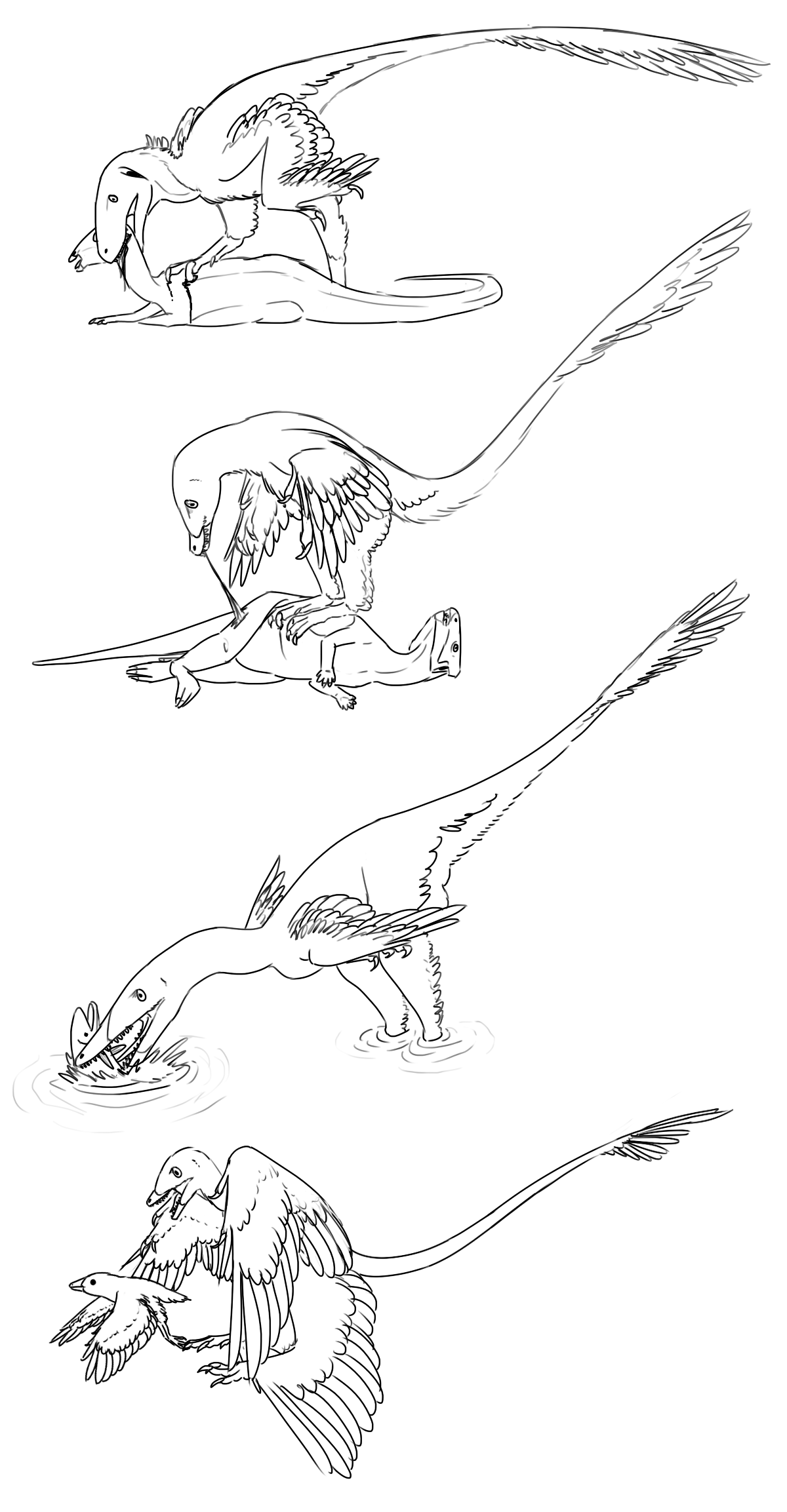 Dromaeosaur Predation Styles