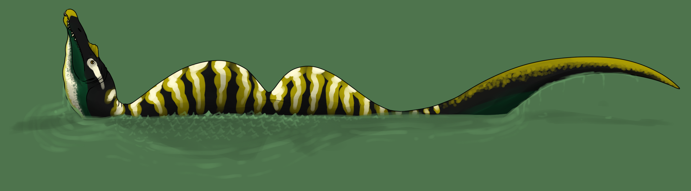 Ichthyovenator Bellowing by StygimolochSpinifer