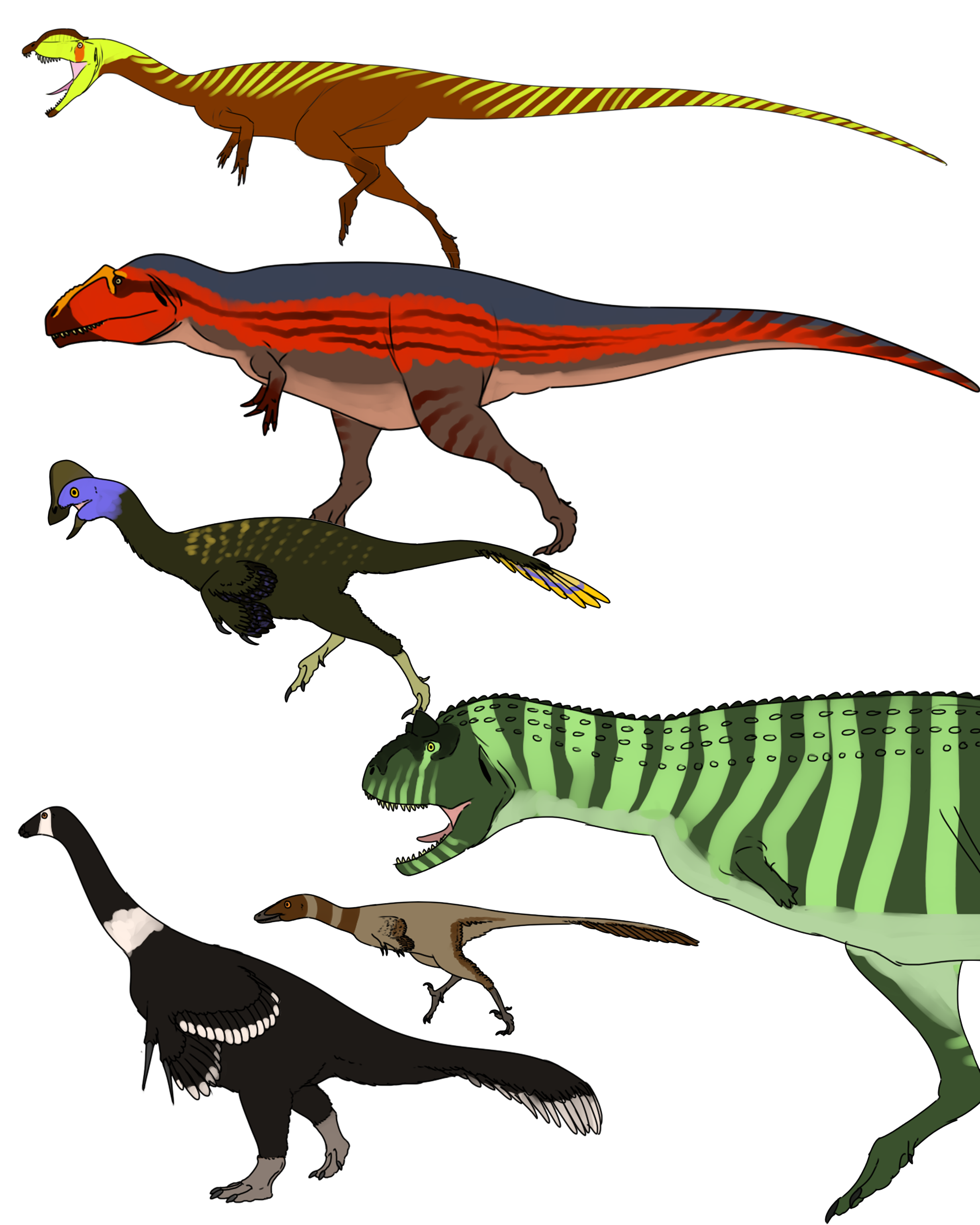 Assorted Theropods