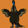 Displaying Therizinosaurus