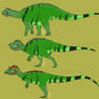 Iguana Colored Dinosaurs