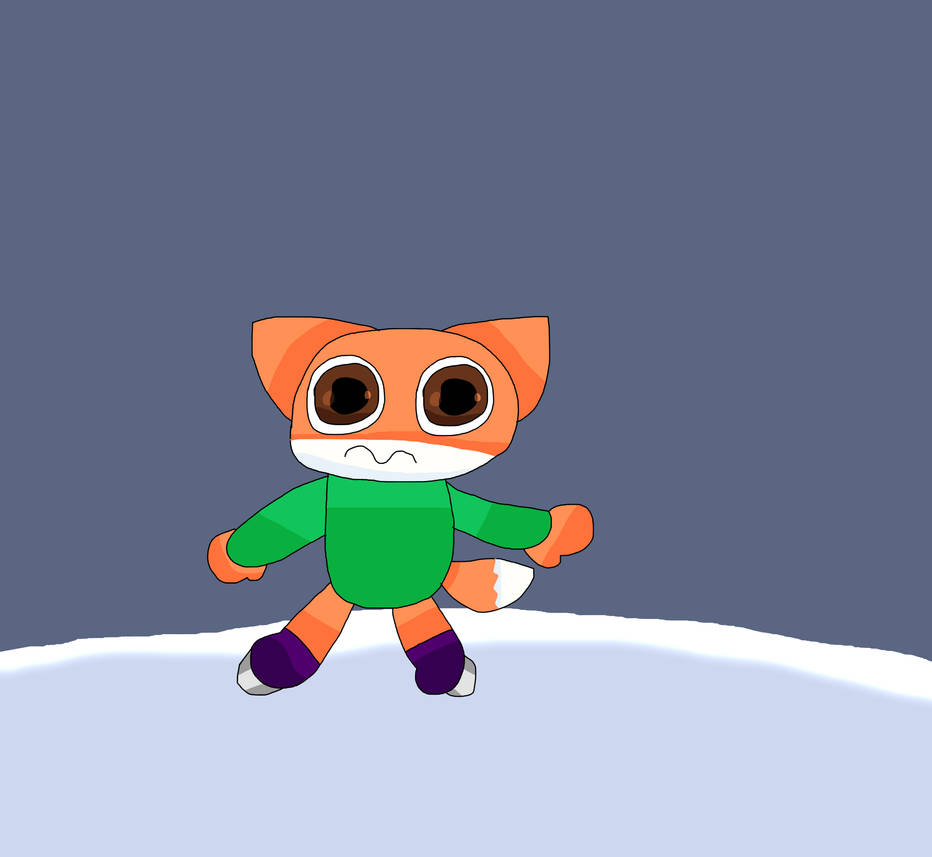 Skating fox by JarethTheMage on DeviantArt
