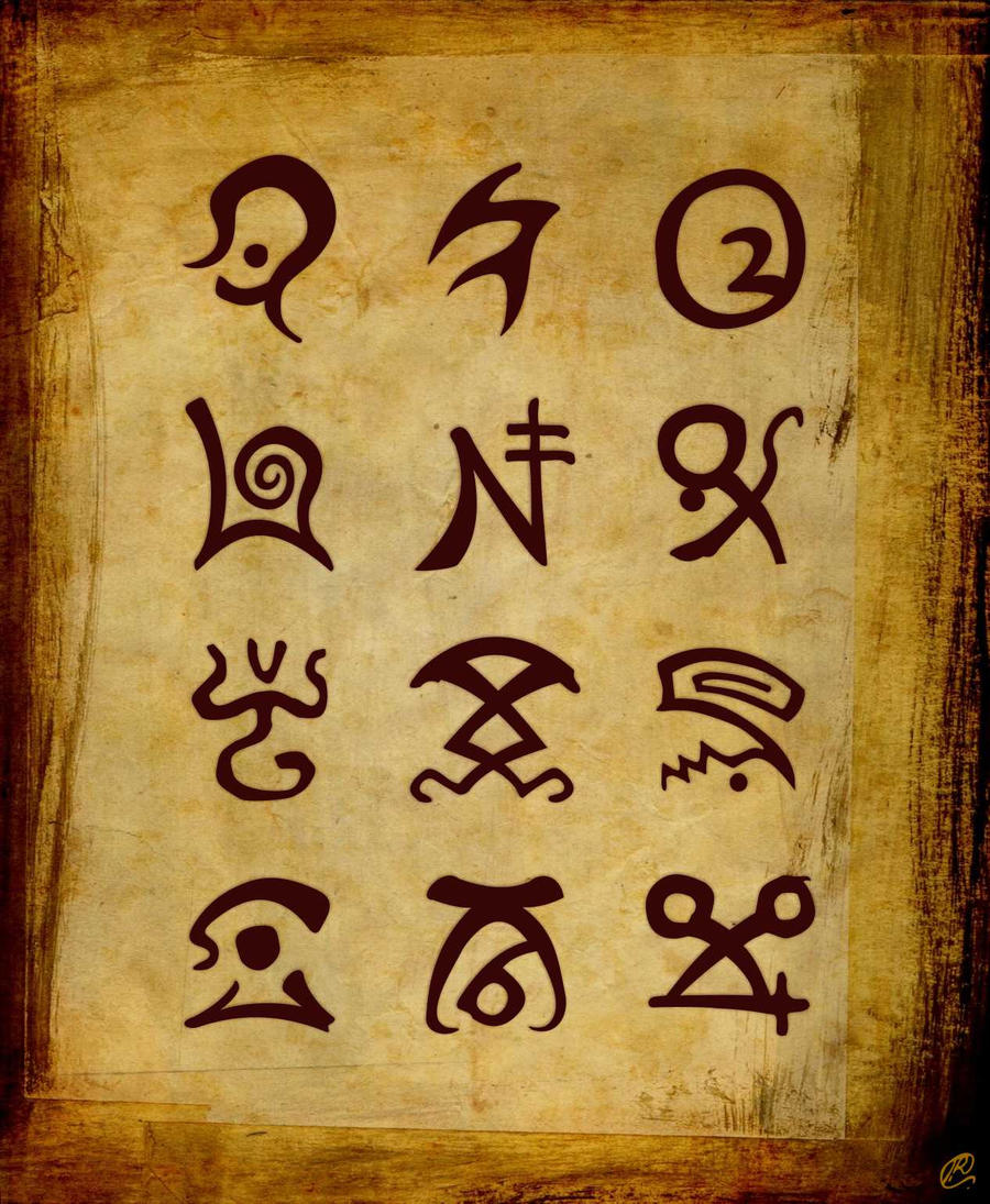 12 spell runes by DAZUMA on DeviantArt