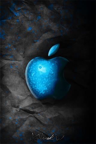 Iphone Dark Apple Wallpaper By Cderekw On Deviantart