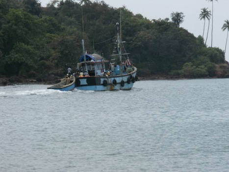 Goan fishing boat