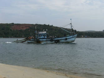 Goan fishing boat