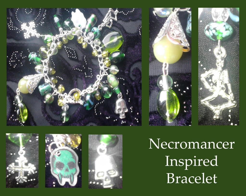 Guildwars 2 Necromancer inspired bracelet