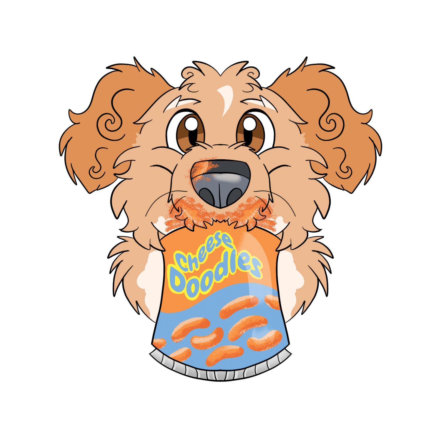 Cheese Doodle Sticker by LocalPeaches on DeviantArt